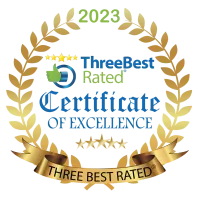 Certificate of Excellent Three Best Rated 2023 Certificate of Excellent Three Best Rated 2023
