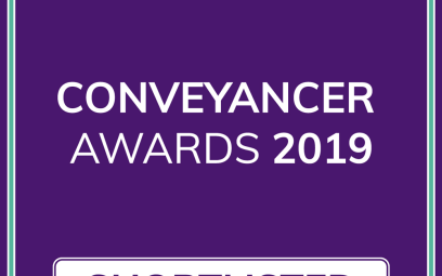 Shortlisted for The ESTAS Conveyancer Awards 2019