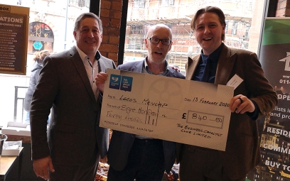 Charity cheque donated to Leeds Mencap