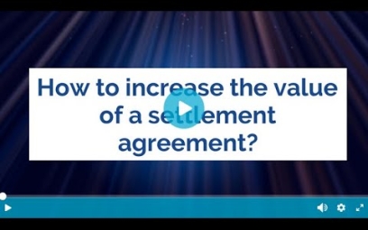 Embedded thumbnail for How to increase the value of a settlement agreement?